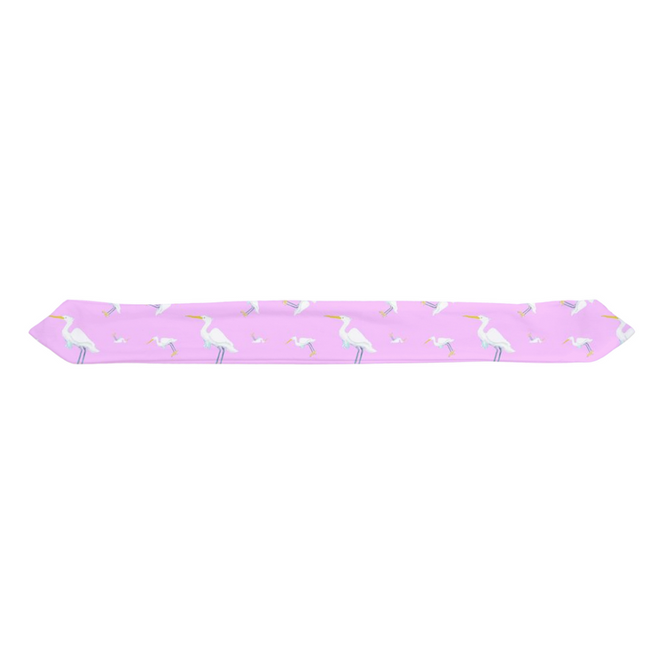 Snowy Egret Infant Headband (Pink)
