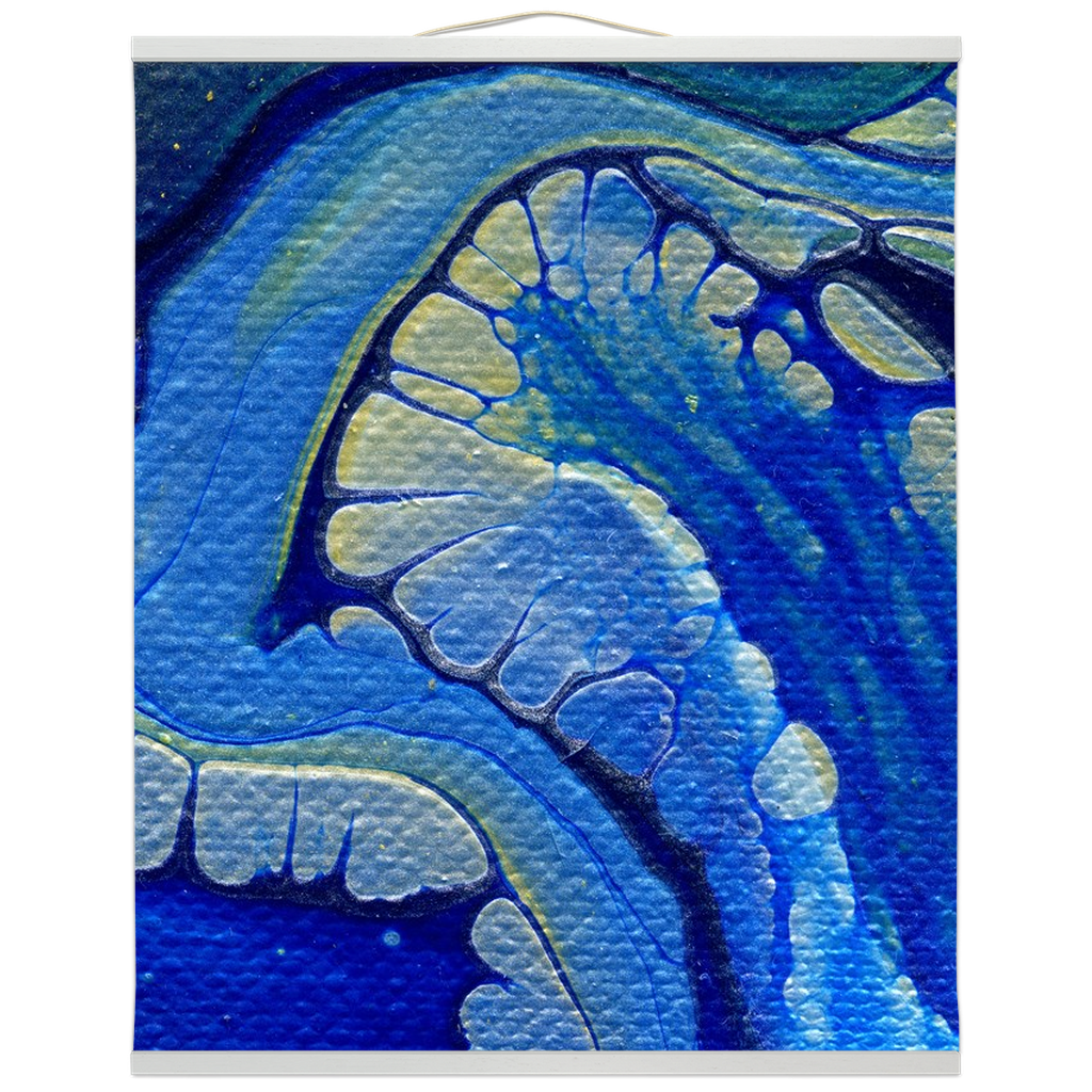 Ice Flow Hanging Canvas Print
