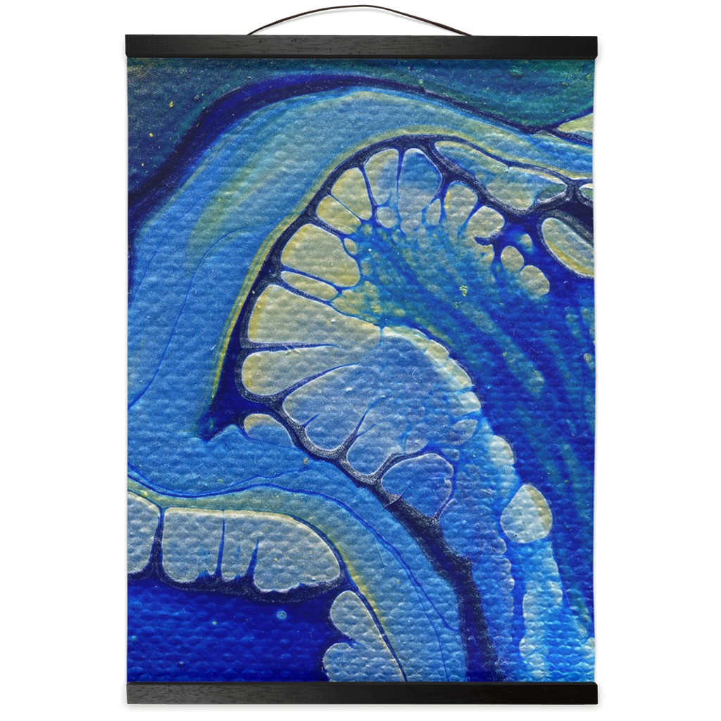 Ice Flow Hanging Canvas Print