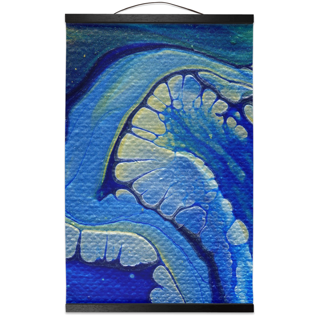 Ice Flow Hanging Canvas Print
