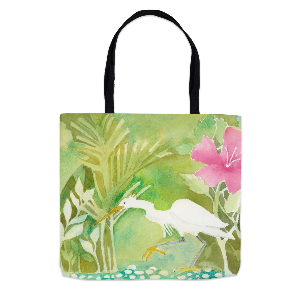Snowy Egret HuntingTote Bag