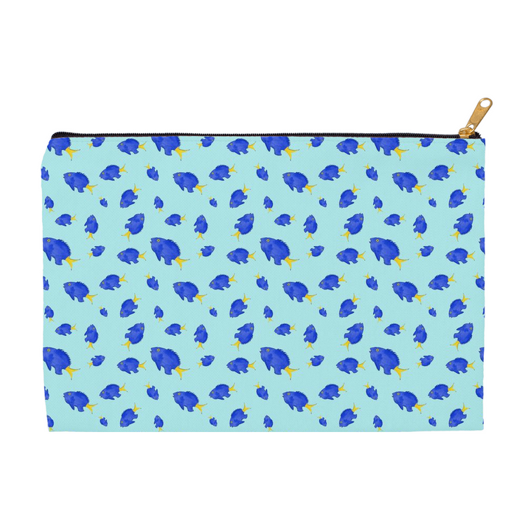 Yellowtail Fish Pattern Accessory Bag