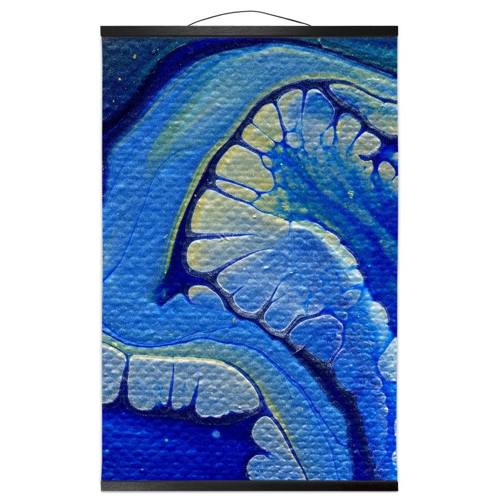 Ice Flow Hanging Canvas Print