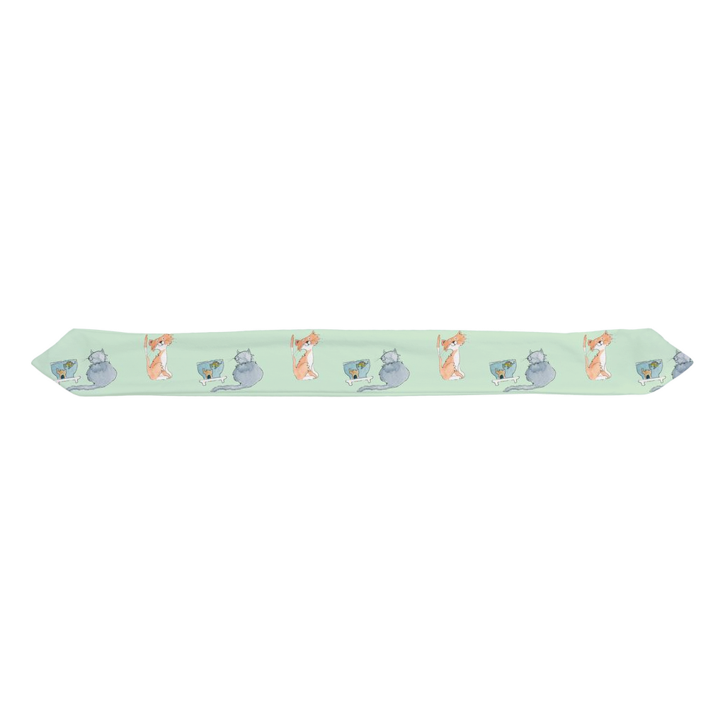 Cats Pattern Infant Headband (Green)