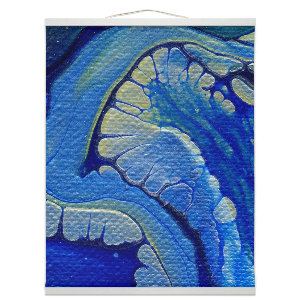 Ice Flow Hanging Canvas Print