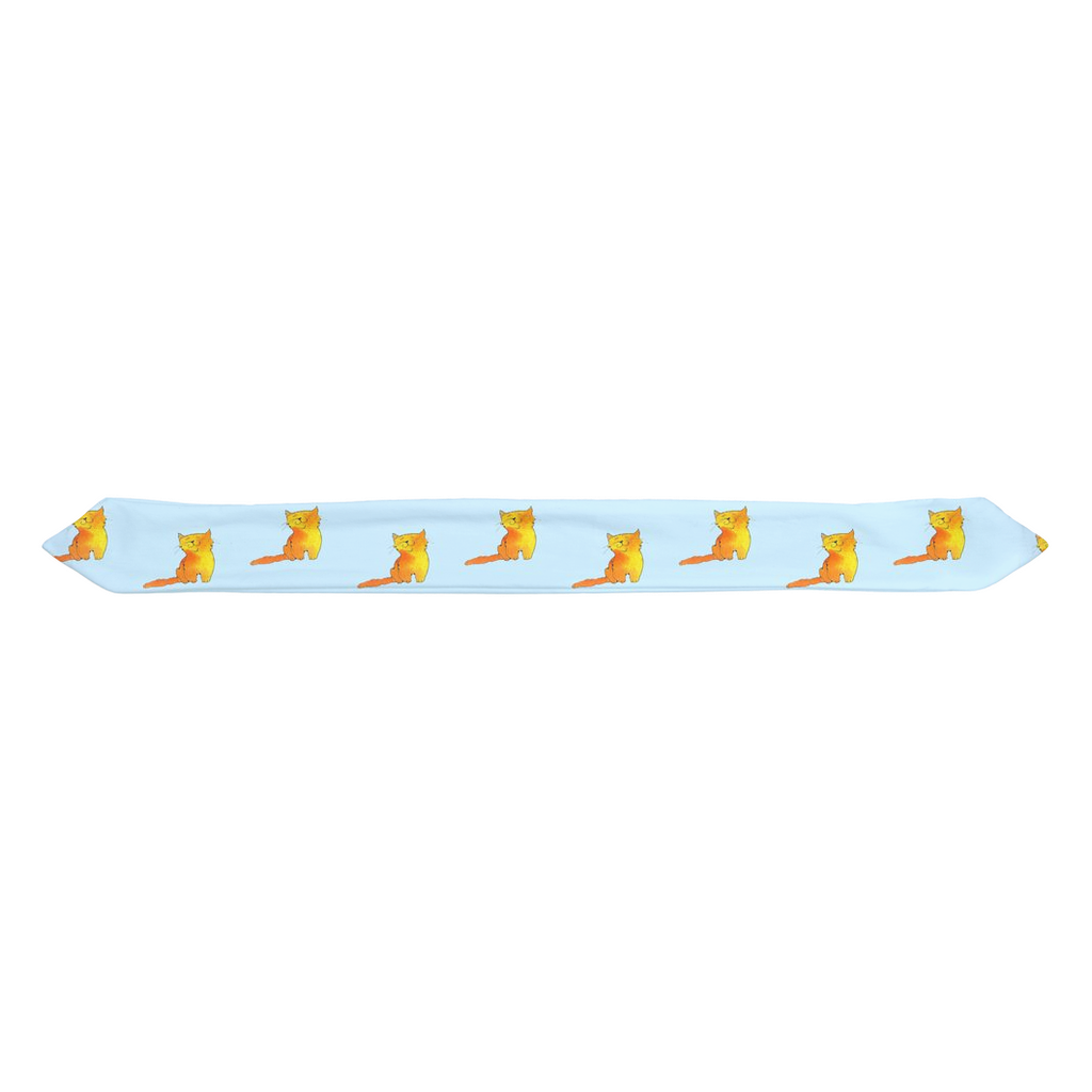 Happy Cat Pattern Infant Headband (Blue)