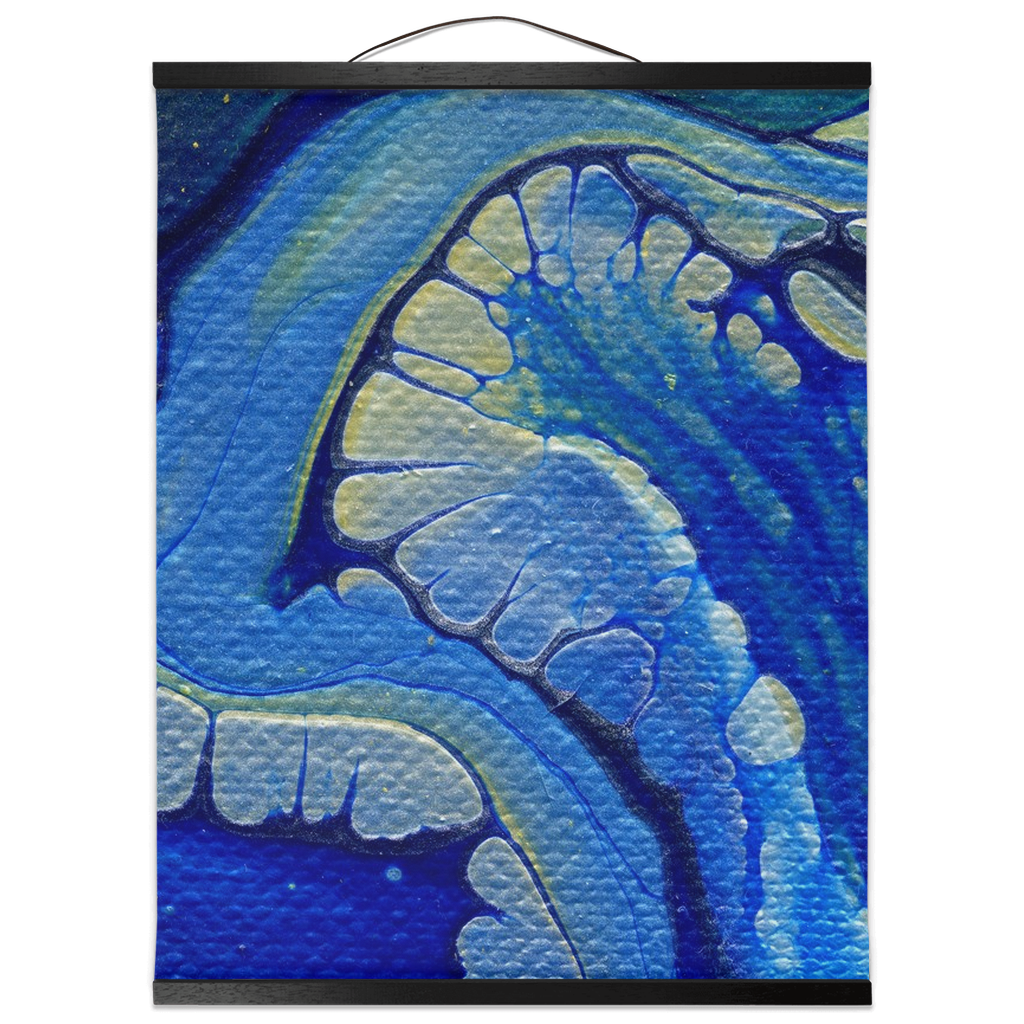 Ice Flow Hanging Canvas Print