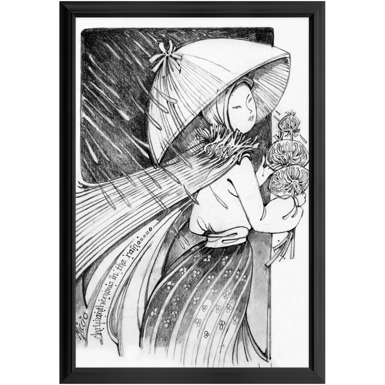 The Flower Lady Framed Print