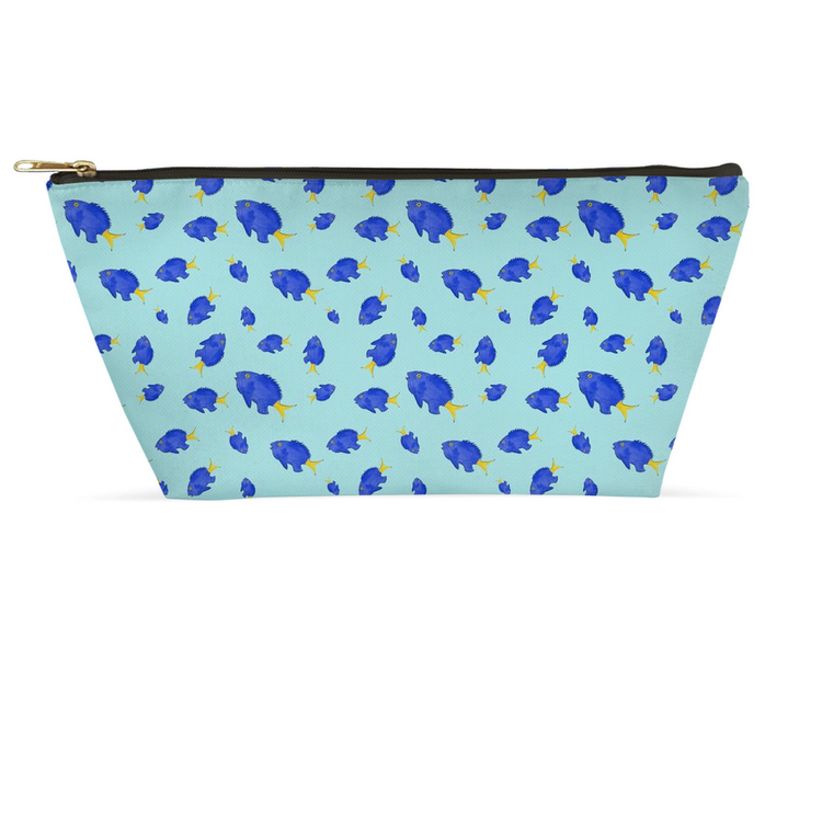 Yellowtail Fish Pattern Accessory Bag