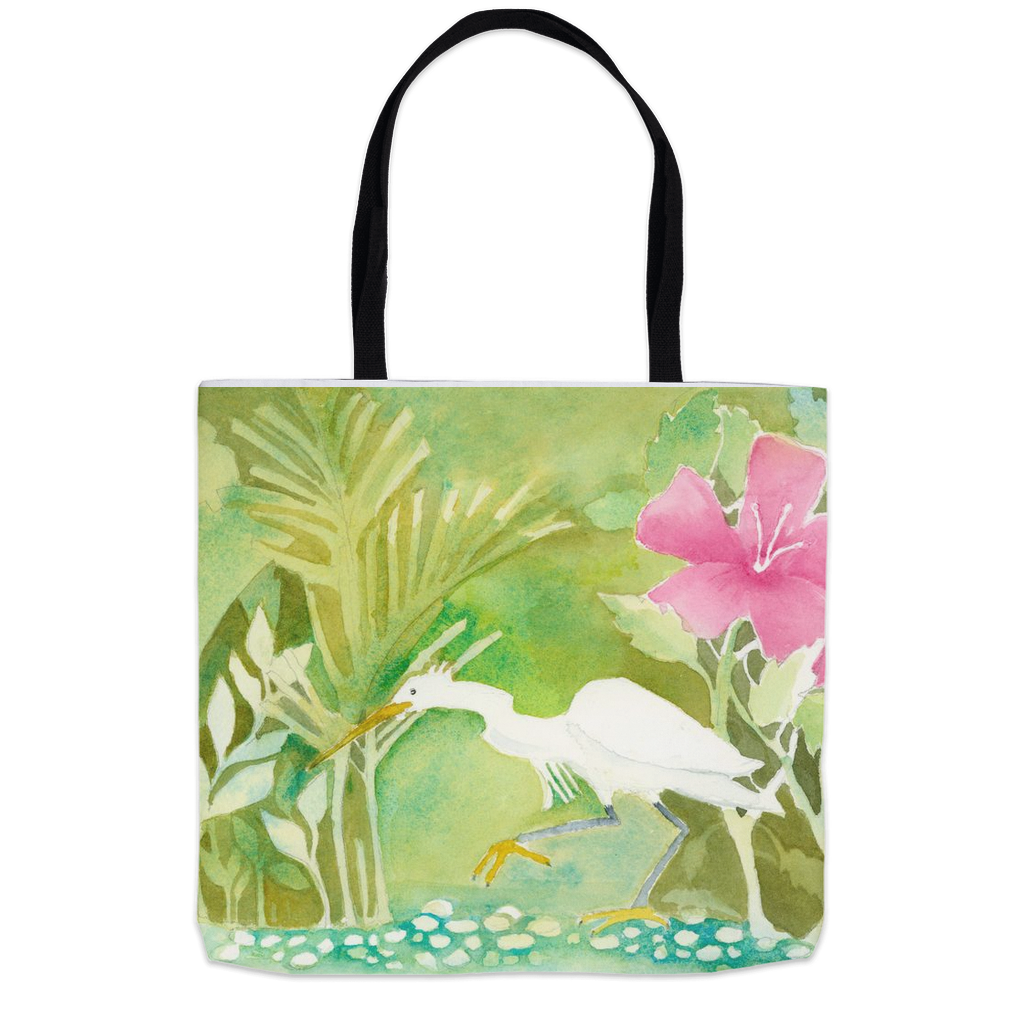 Snowy Egret HuntingTote Bag