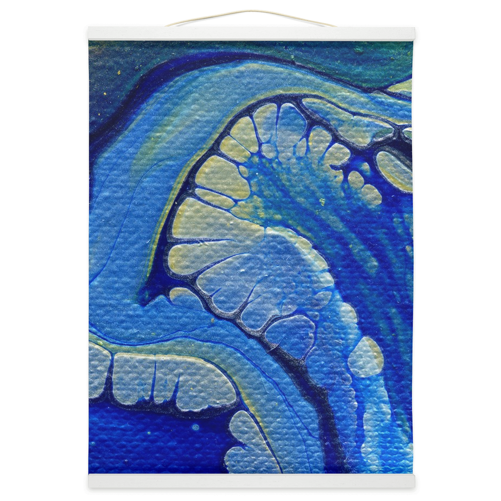 Ice Flow Hanging Canvas Print
