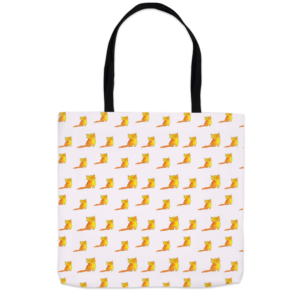Happy Cat Pattern Tote Bag (Pink)