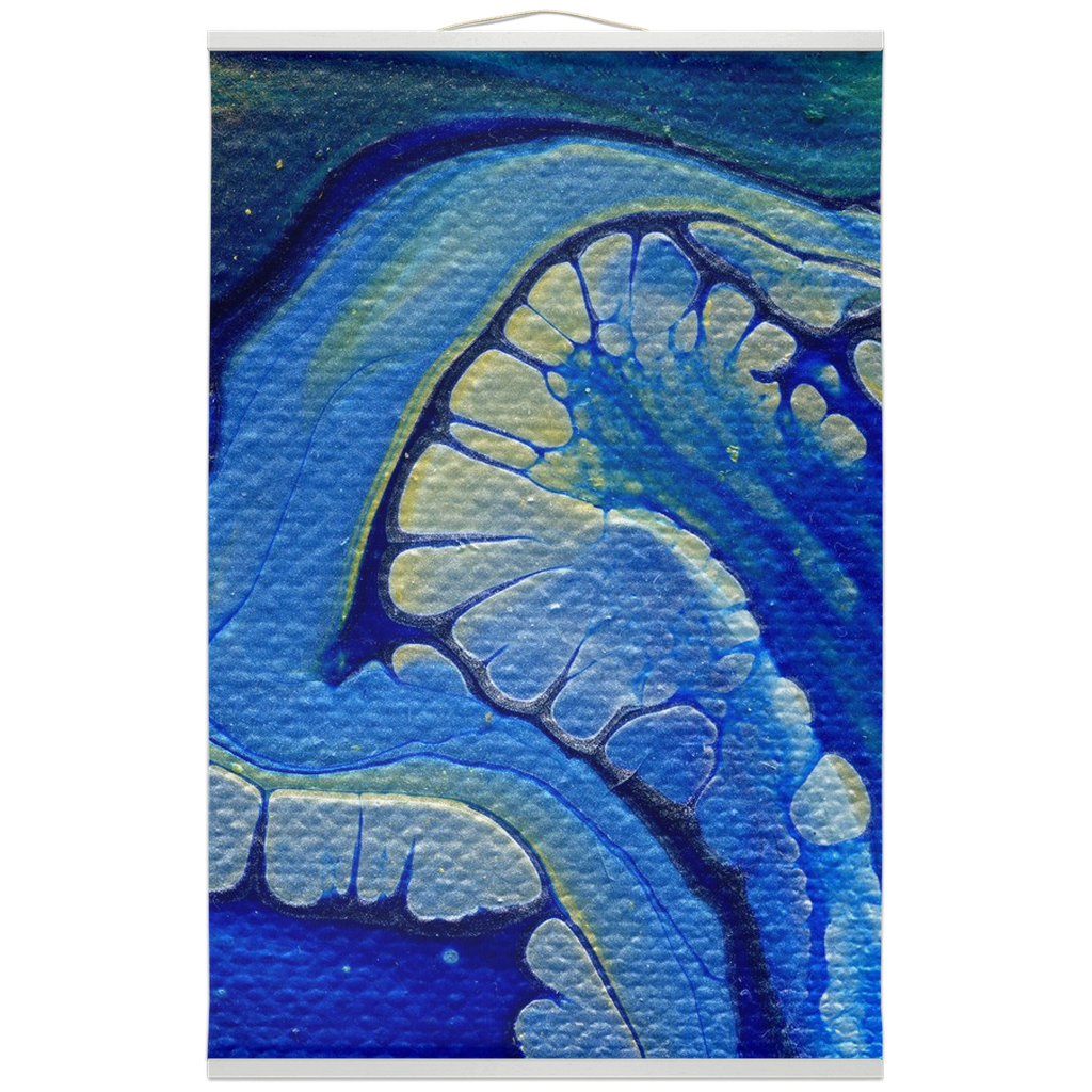 Ice Flow Hanging Canvas Print