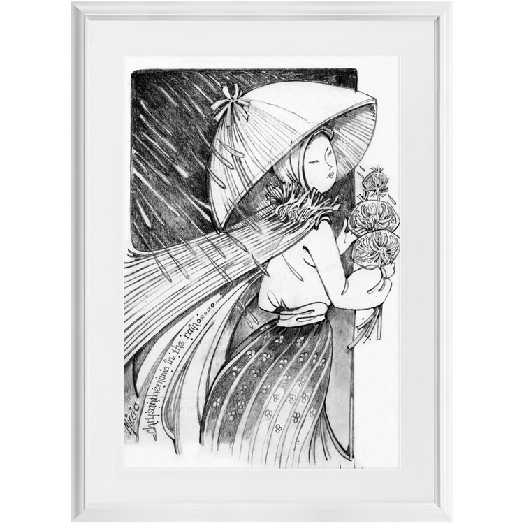 The Flower Lady Framed Print