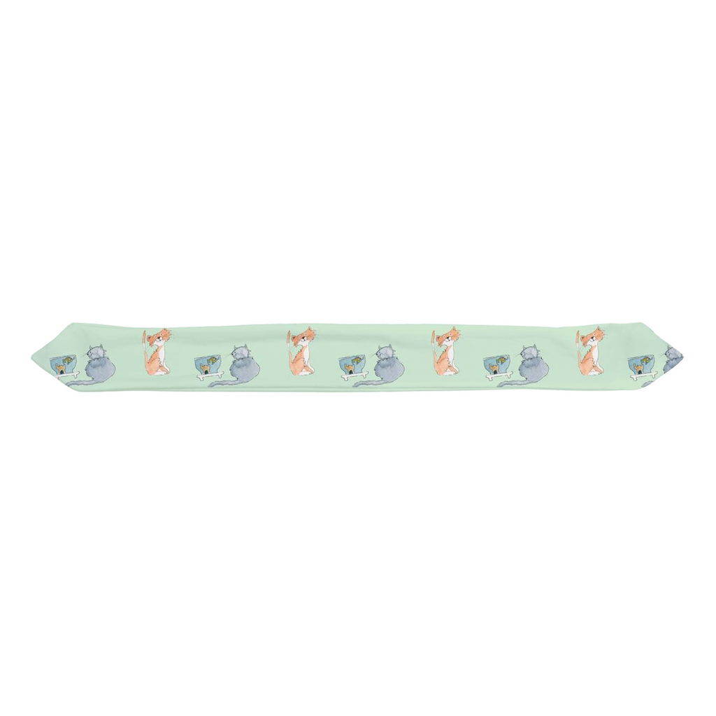 Cats Pattern Infant Headband (Green)