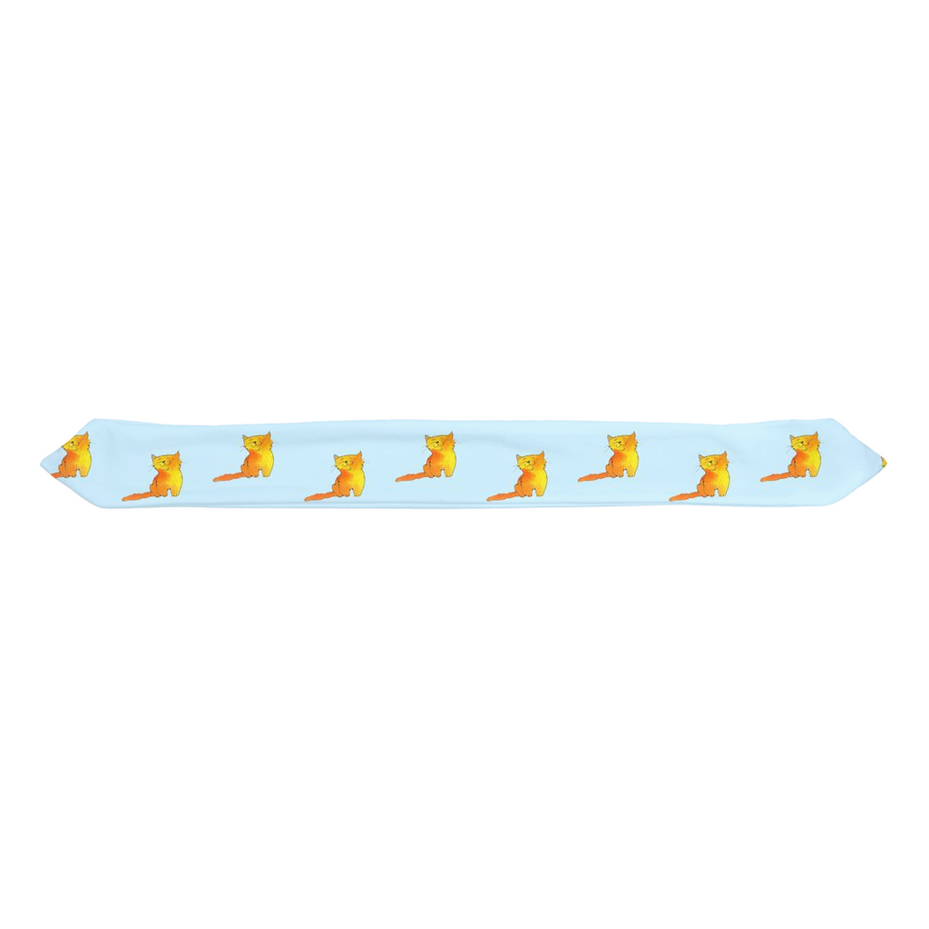 Happy Cat Pattern Infant Headband (Blue)