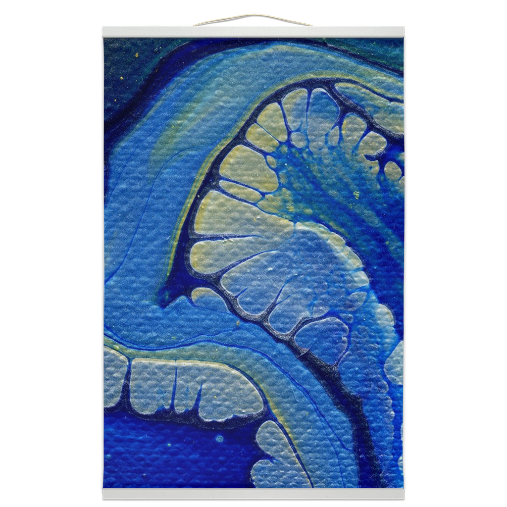 Ice Flow Hanging Canvas Print