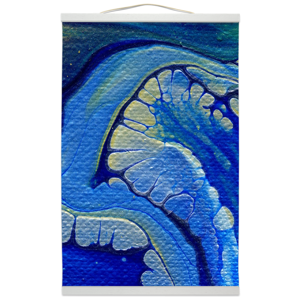 Ice Flow Hanging Canvas Print