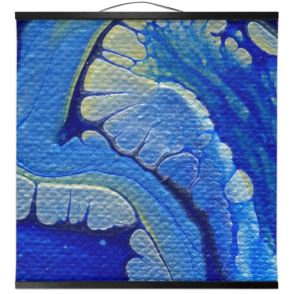 Ice Flow Hanging Canvas Print