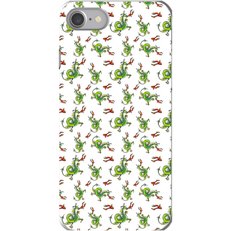 Fire Breathing Dragon Pattern iPhone Case