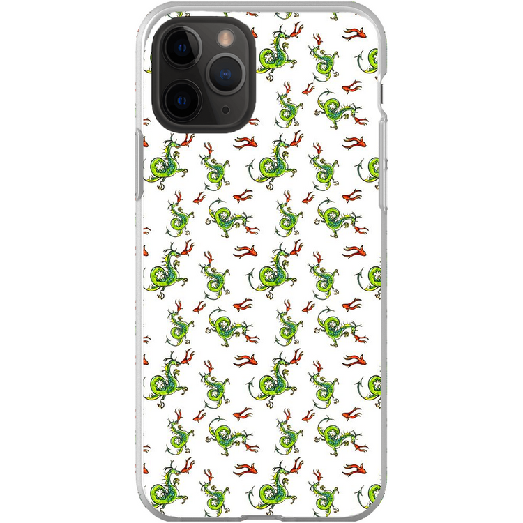 Fire Breathing Dragon Pattern iPhone Case