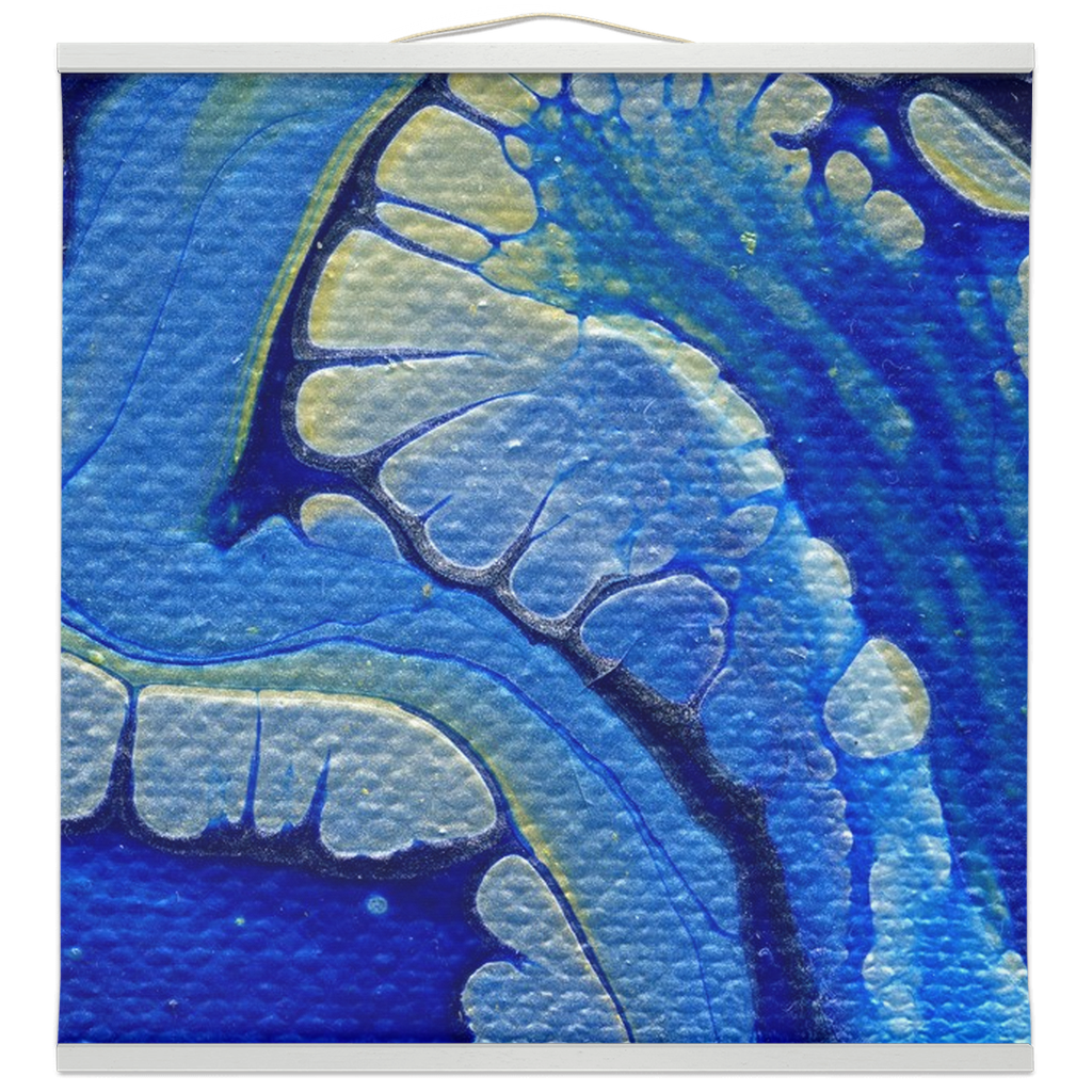 Ice Flow Hanging Canvas Print