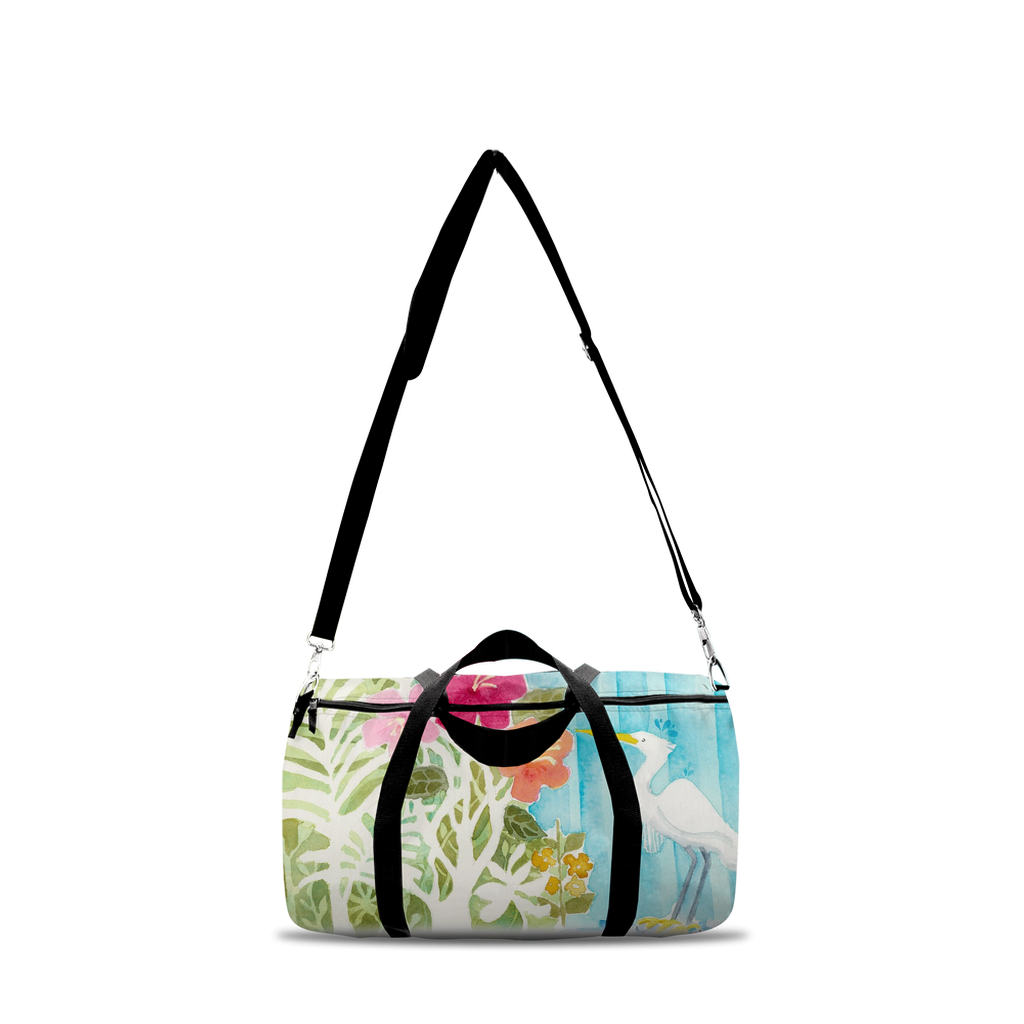 Snowy Egret Duffle Bag