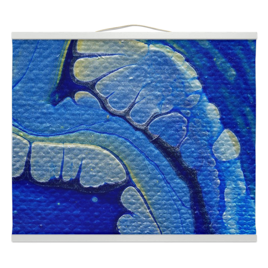 Ice Flow Hanging Canvas Print