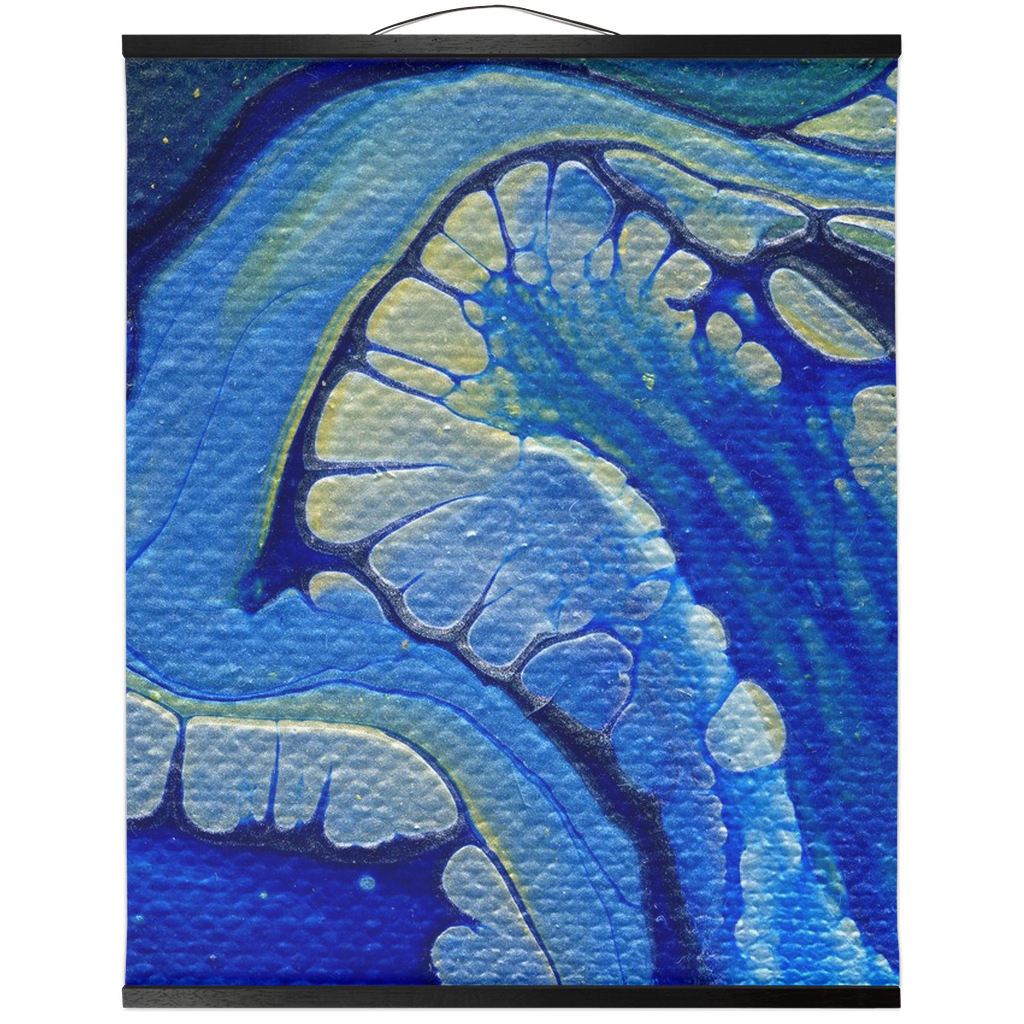 Ice Flow Hanging Canvas Print