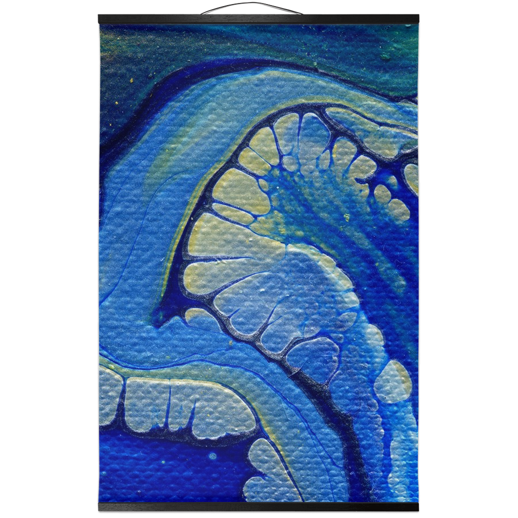 Ice Flow Hanging Canvas Print