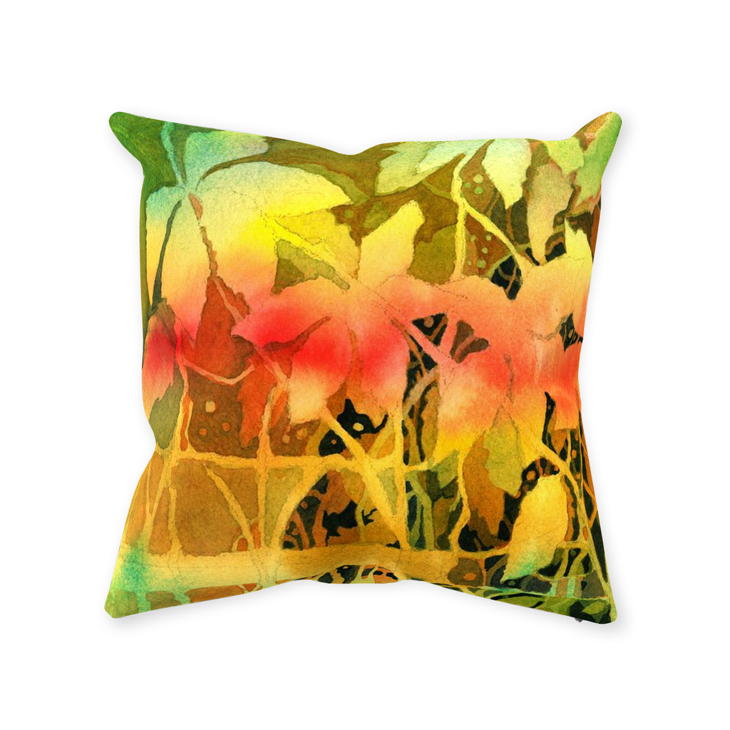 Autumn Woodvine Throw Pillow