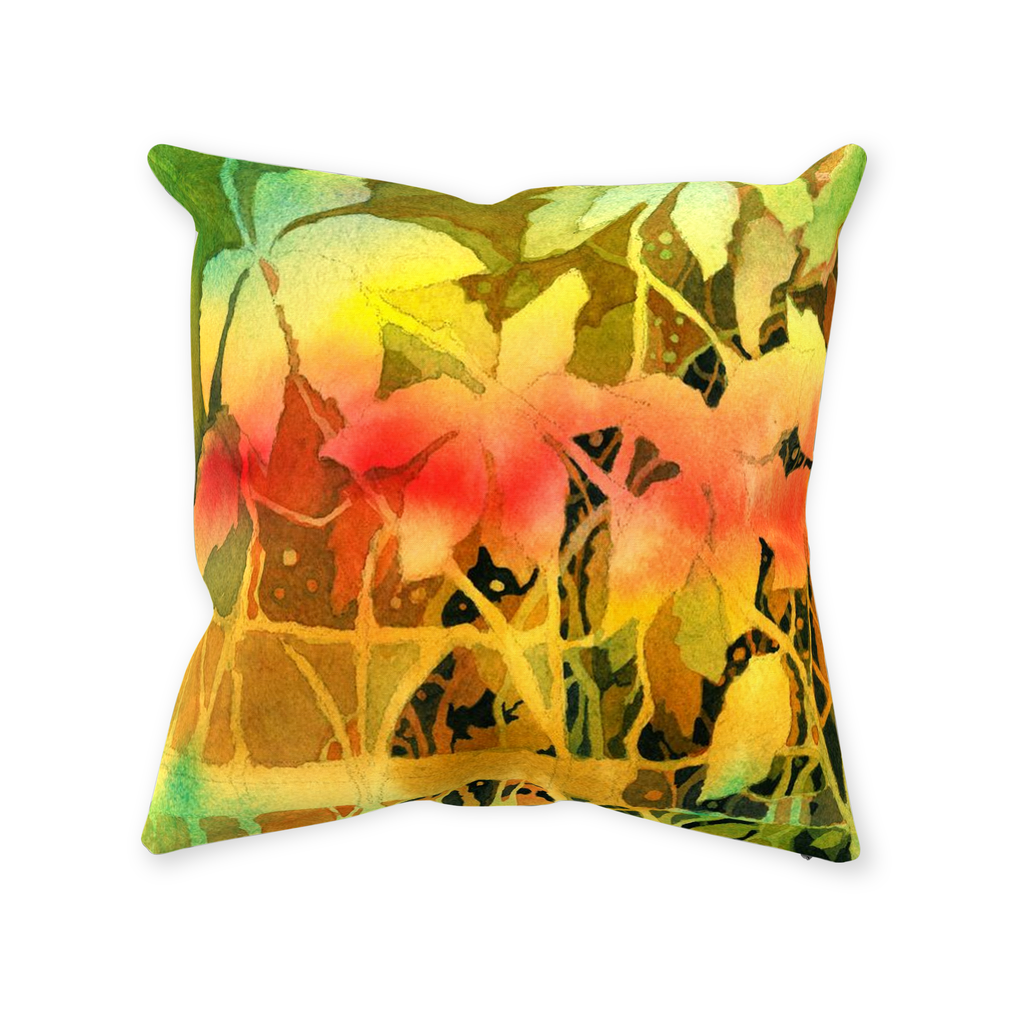 Autumn Woodvine Throw Pillow