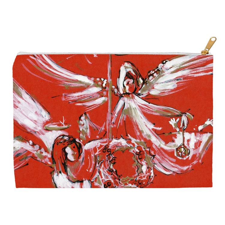 Christmas Angels Accessory Pouch