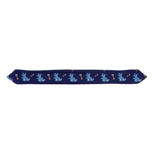 Simple Dog and Bone Pattern Infant Headband (Dark Blue)