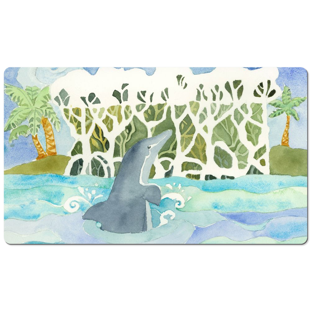 Dolphin Island Desk Mat