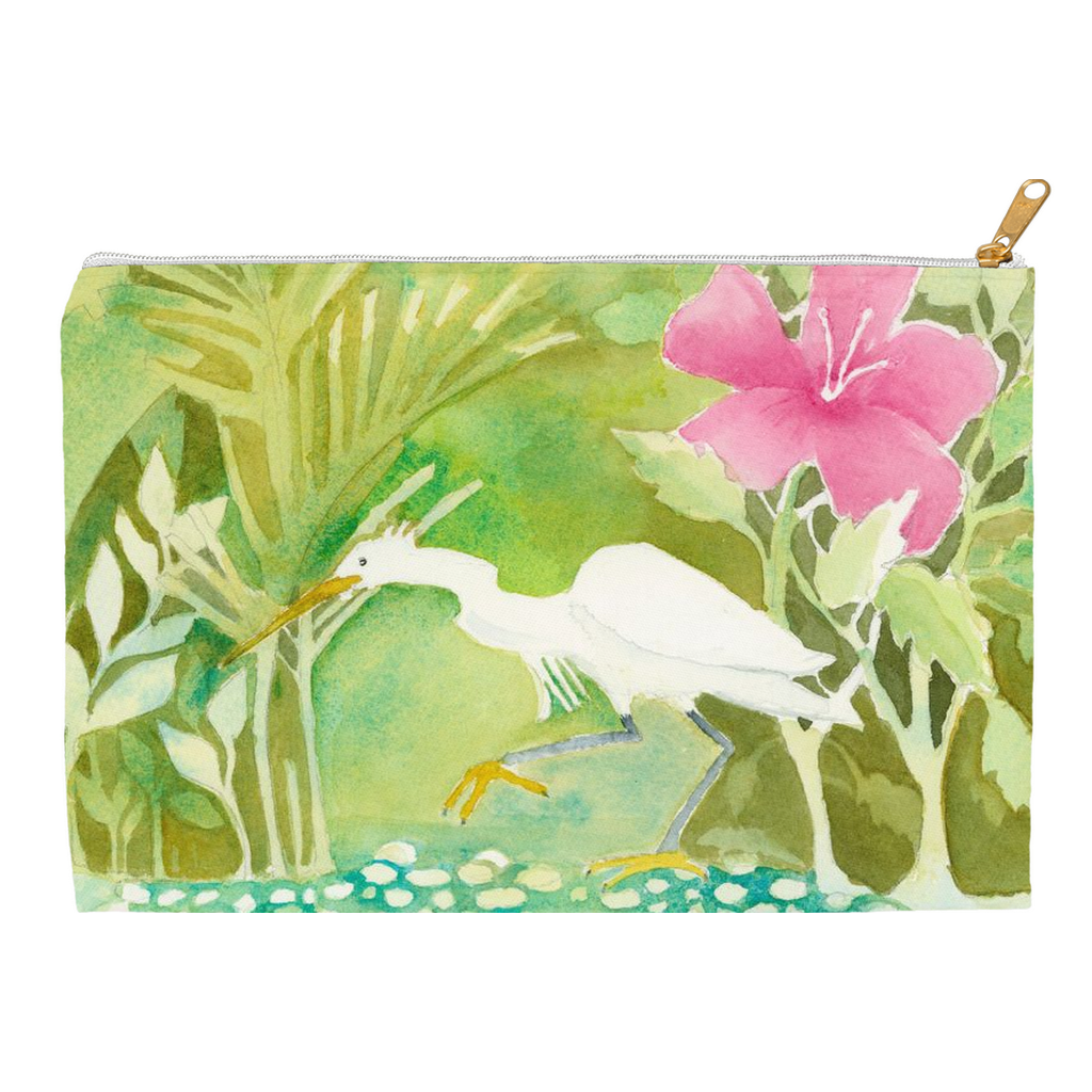 Snowy Egret Hunting Accessory Pouch