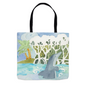 Dolphin Island Tote Bag