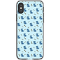 Simple Dog and Bone Pattern I Phone Case (Blue)