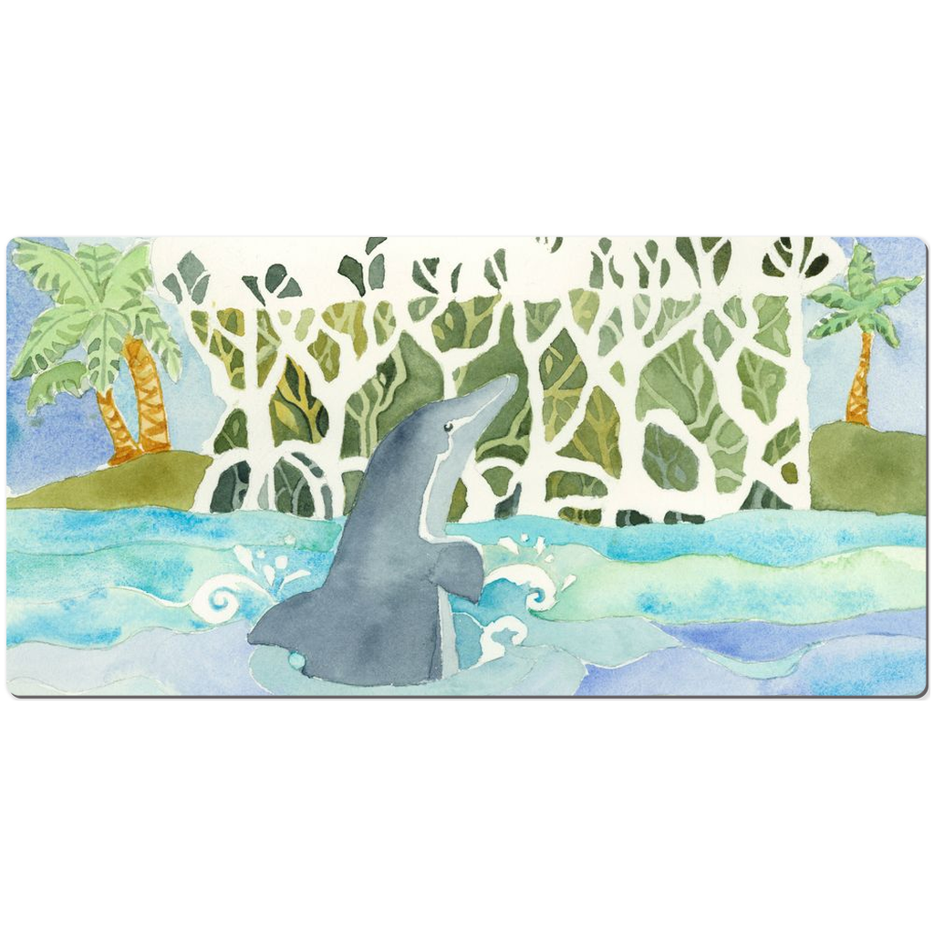 Dolphin Island Desk Mat