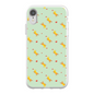 Playful Puppy  Pattern  iPhone Case (Green)