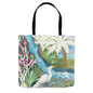 Snowy Egret Waterfall Tote Bag