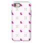 Simple Dog and Bone Pattern I Phone Case (Pink)