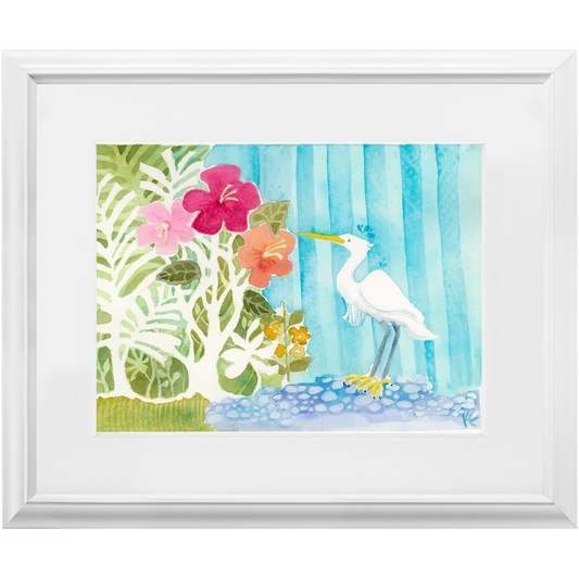 Snowy Egret Framed Print