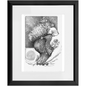 The Flower Lady with Basket Framed Print