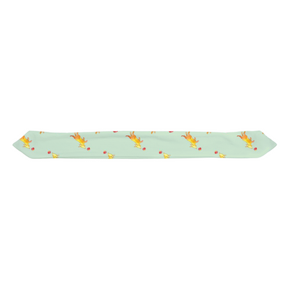 Playful Puppy Pattern Infant Headband (Green)