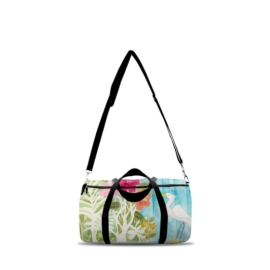 Snowy Egret Duffle Bag