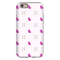 Simple Dog and Bone Pattern I Phone Case (Pink)