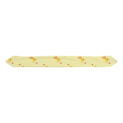 Playful Puppy Pattern Infant Headband (Yellow)