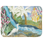 Snowy Egret Waterfall Baby Sherpa Blanket