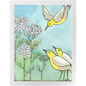 Yarrow and Yellow Birds Framed Print